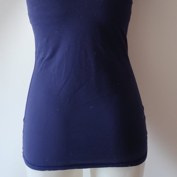 LULULEMON BLUE RACERBACK TANK TOP SZ 4 * - Picture 5 of 7